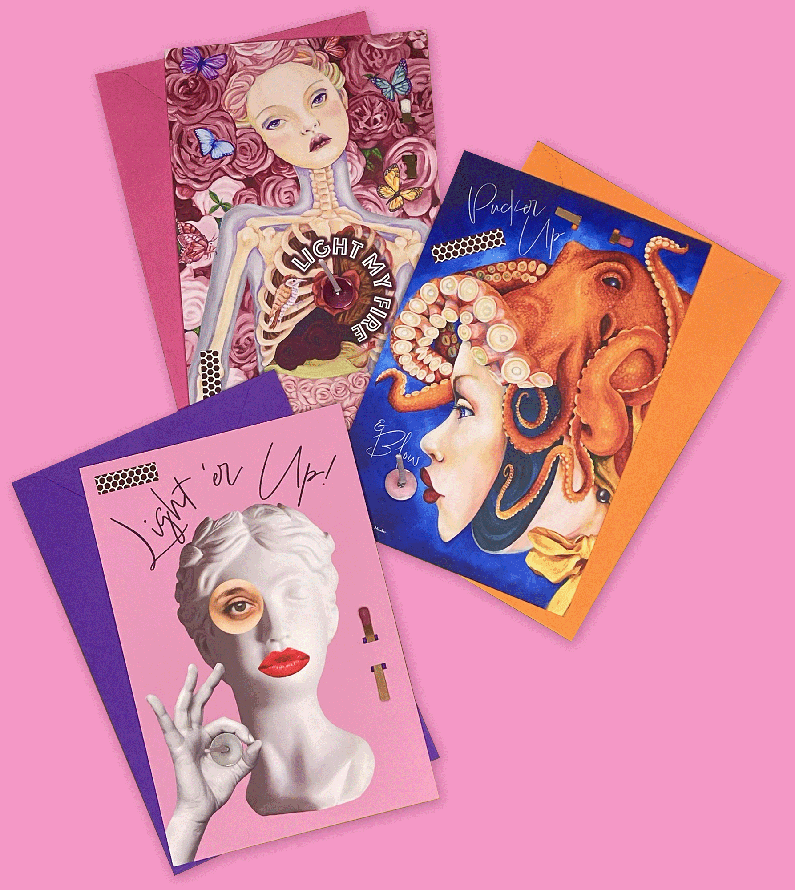 Candle Wishing Cards
