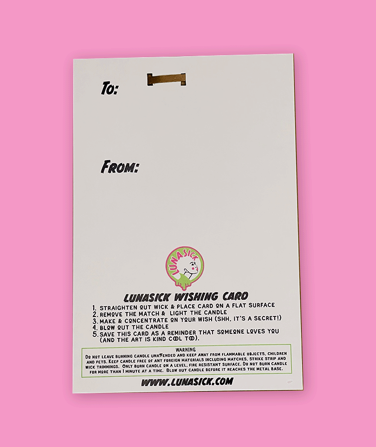 Candle Wishing Cards
